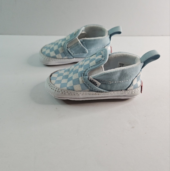 Infant Vans size 3. Light blue checkered. - Picture 4 of 8
